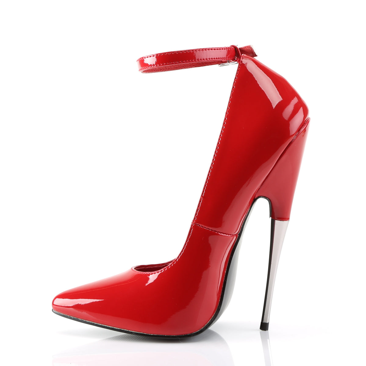 SCREAM 12 Devious Fetish Footwear 6 Inch Heel Red Shoes Devious Heels Pole Dance Heels