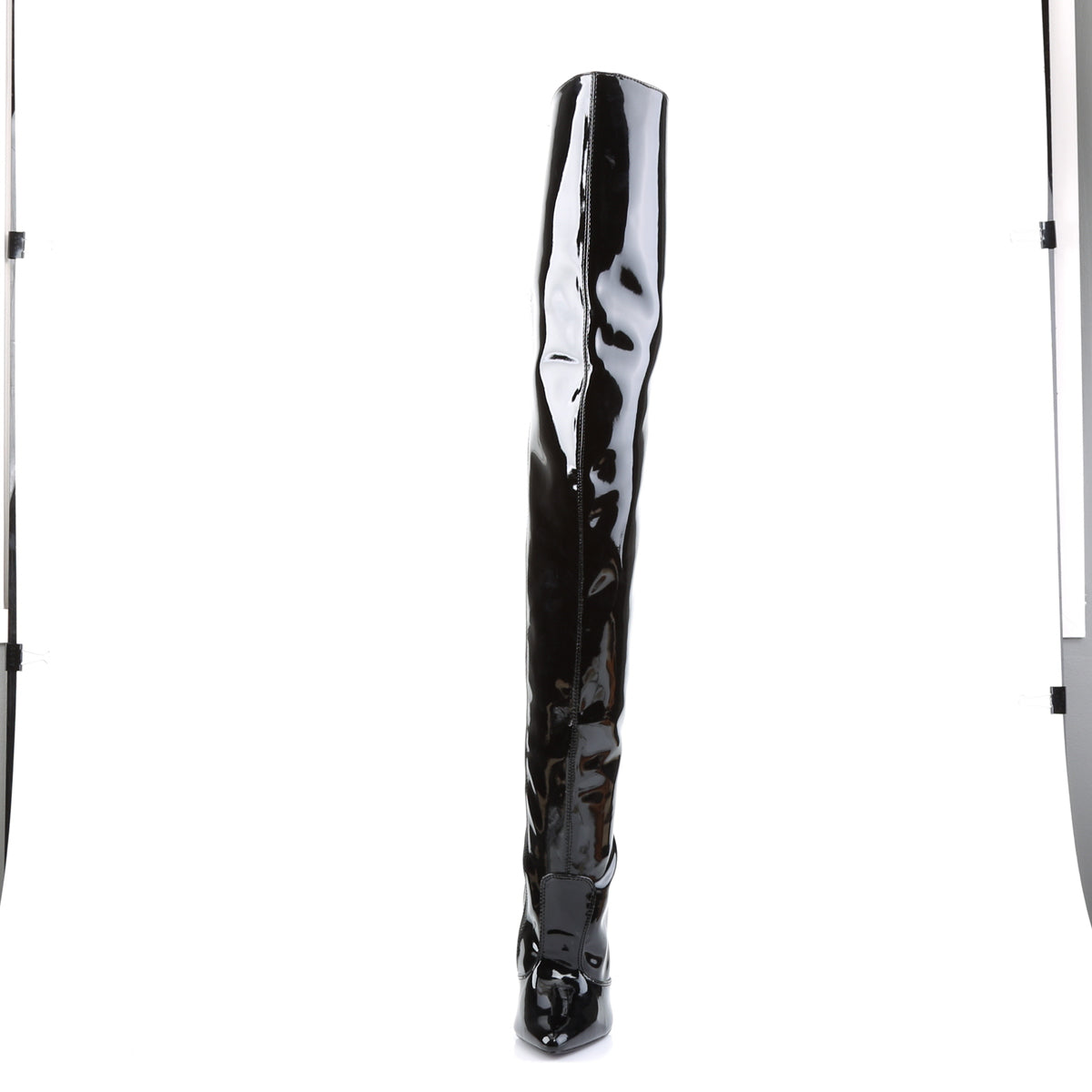 SCREAM-3010 Devious 6 Inch Heel Black Patent Kinky Boots – Pole Dancing ...