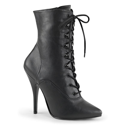SEDUCE-1020 Pleaser 5 Inch Heel Black Fetish Footwear-Pleaser- Sexy Shoes