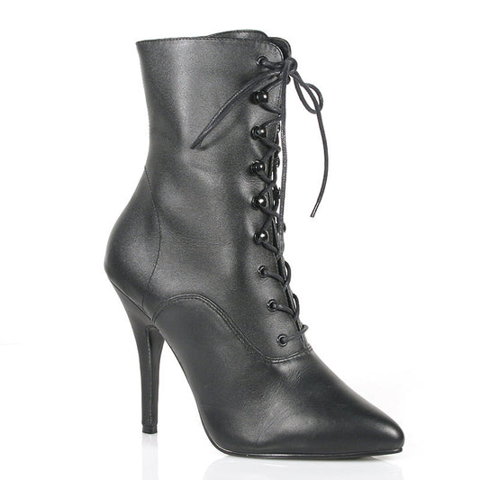 Pleaser SED1020 Black Leather Sexy Shoes Discontinued Sale Stock