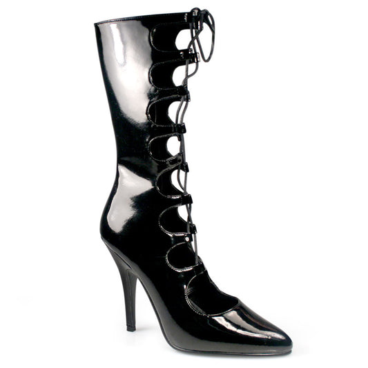 Pleaser SED1049 Black Patent Sexy Shoes Discontinued Sale Stock