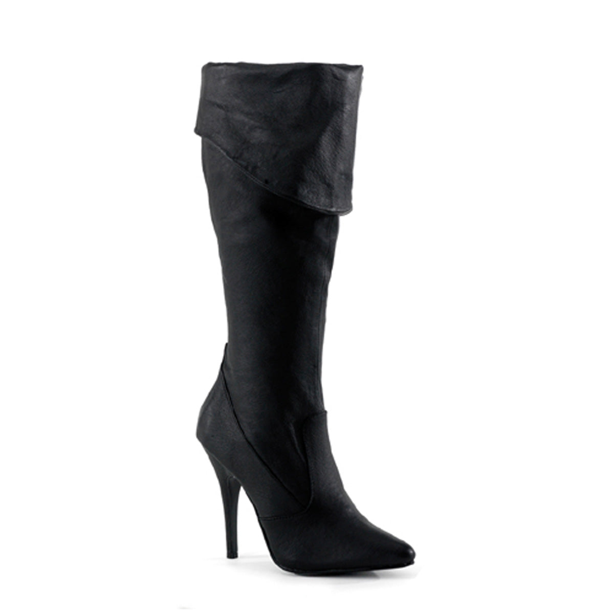 SEDUCE-2013 Pleaser 5" Heel Black Leather Fetish Footwear-Pleaser- Sexy Shoes