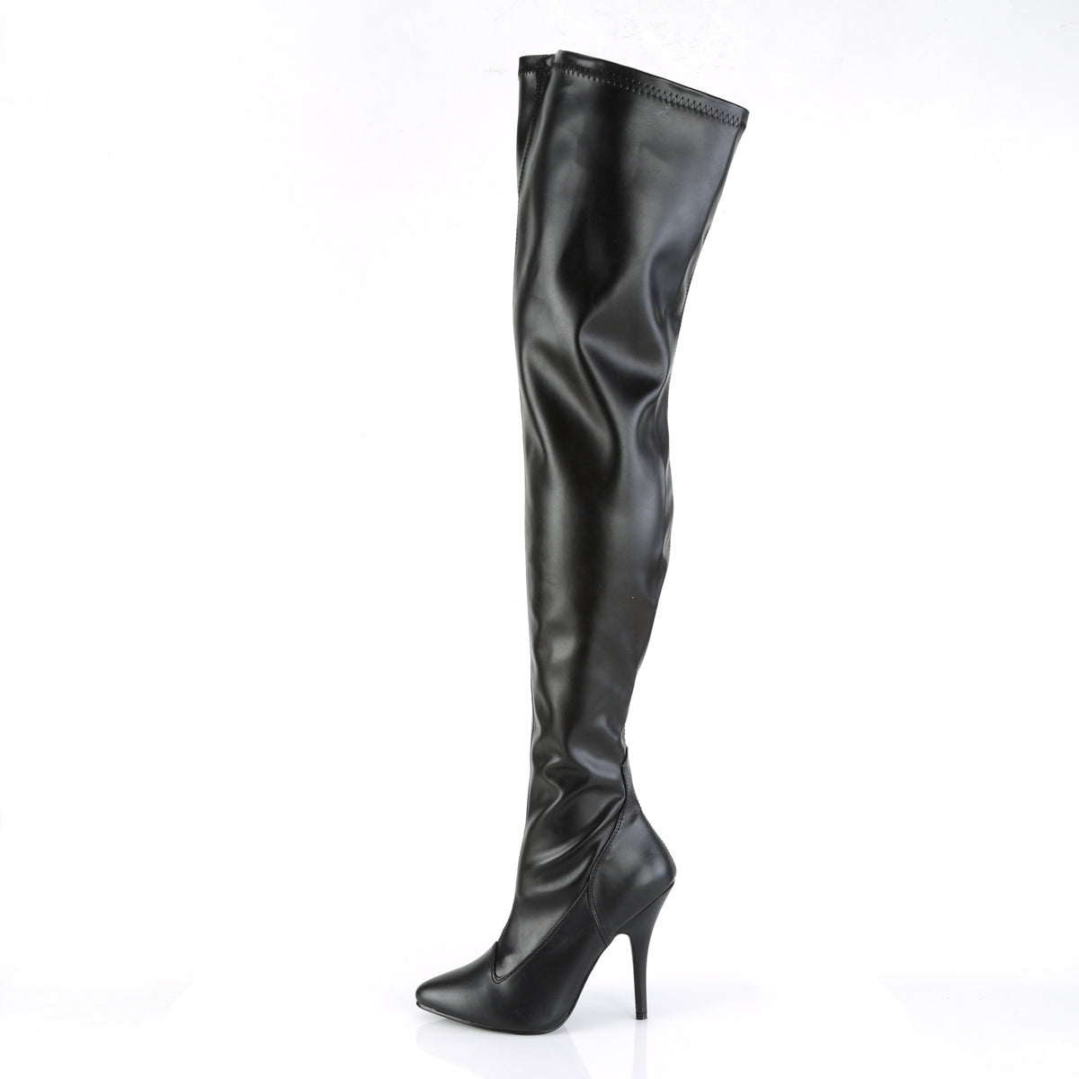 SEDUCE-3000 Pleaser 5 Inch Heel Black Fetish Footwear-Pleaser- Sexy Shoes Pole Dance Heels