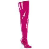 SEDUCE-3000WC Hot Pink Wide Calf Pleaser Sexy Thigh High Boots