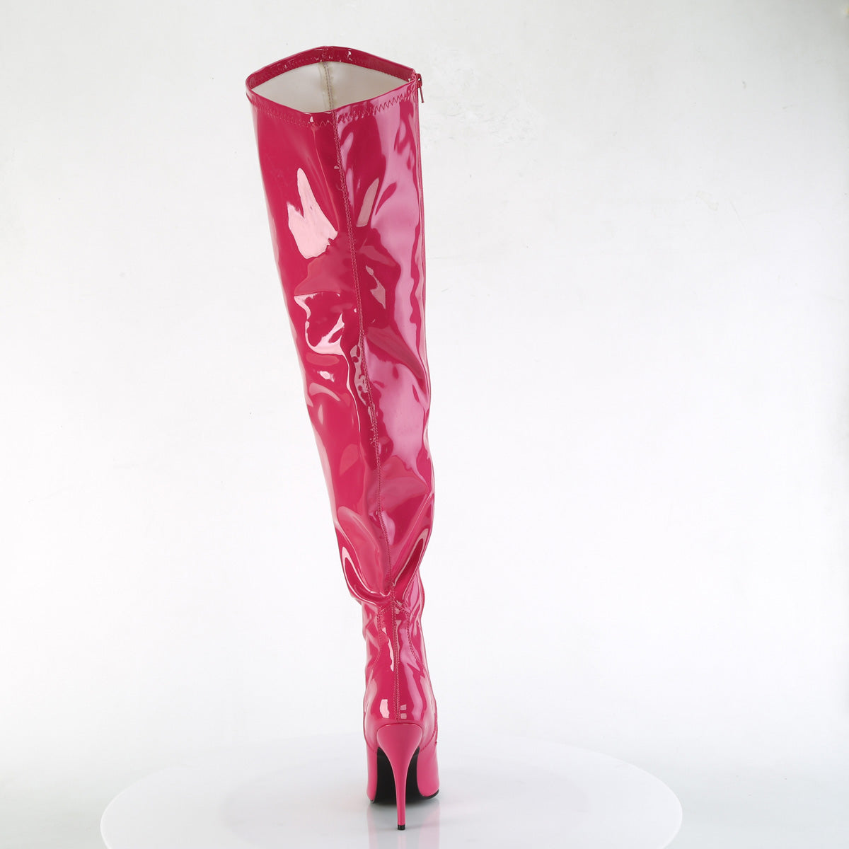 SEDUCE-3000WC Hot Pink Wide Calf Pleaser Sexy Thigh High Boots