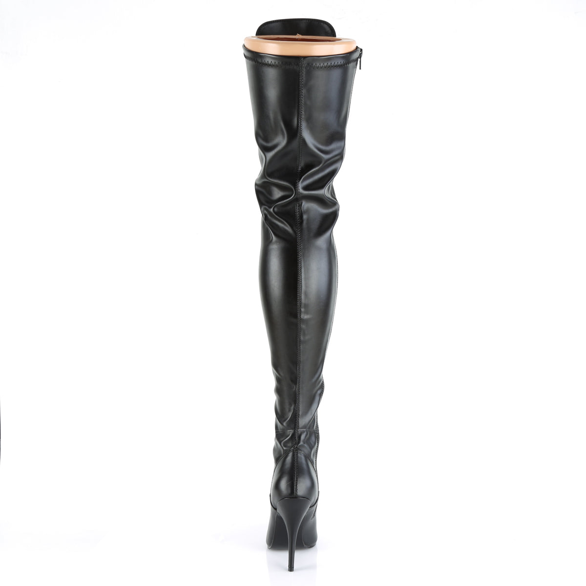 SEDUCE-3024 Pleaser Thigh Boots 5" Heel Black Fetish Shoes-Pleaser- Sexy Shoes Fetish Footwear
