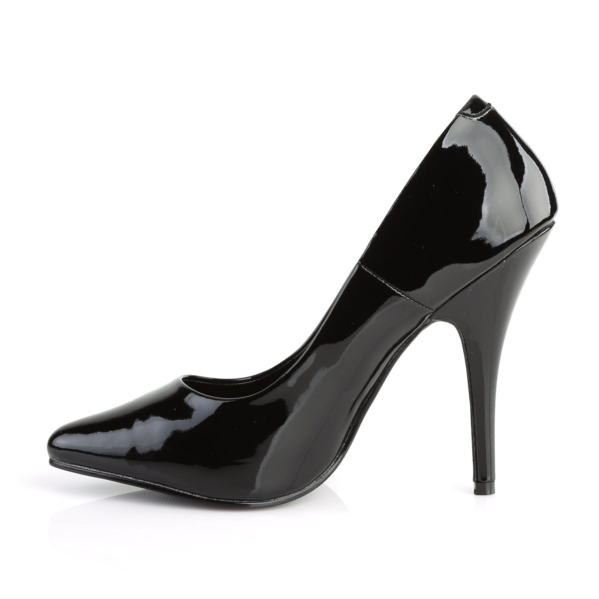 SEDUCE-420 Sexy Shoes 5" Heel Black Patent Fetish Footwear-Pleaser- Sexy Shoes Pole Dance Heels