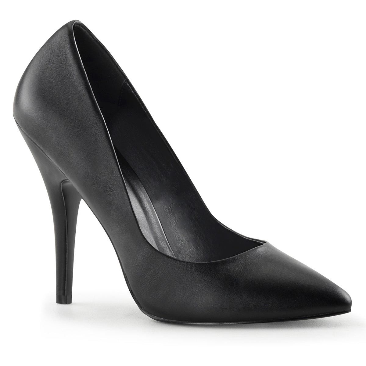 Seduce-420 сексуальная обувь 5 "каблука черная кожаная фетинская обувь