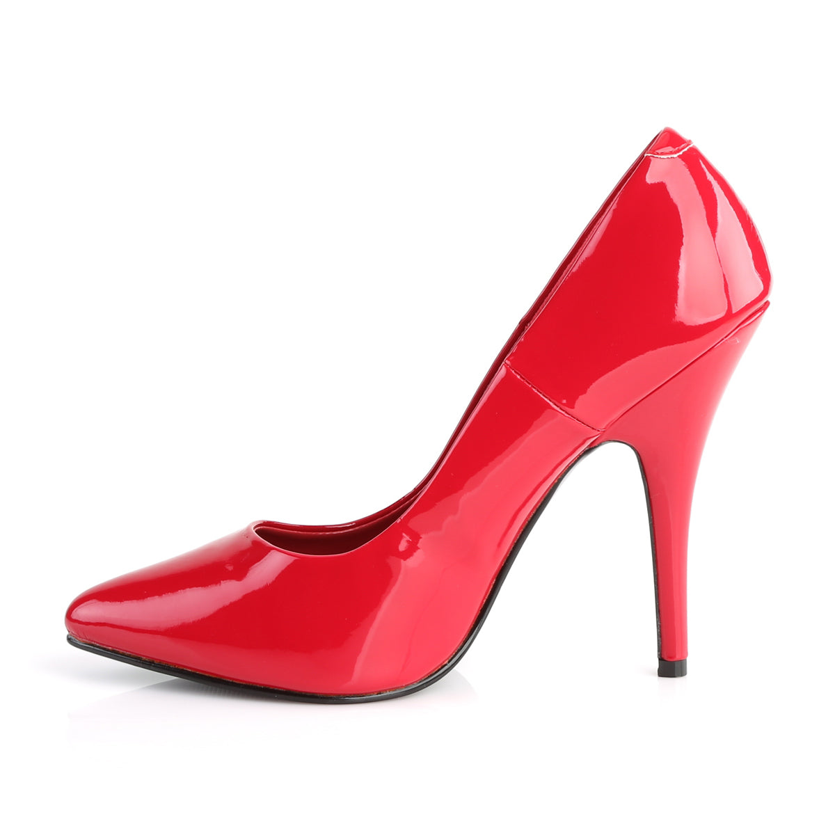 SEDUCE-420 Pleaser Sexy Shoe 5 Inch Heel Red Fetish Footwear-Pleaser- Sexy Shoes Pole Dance Heels