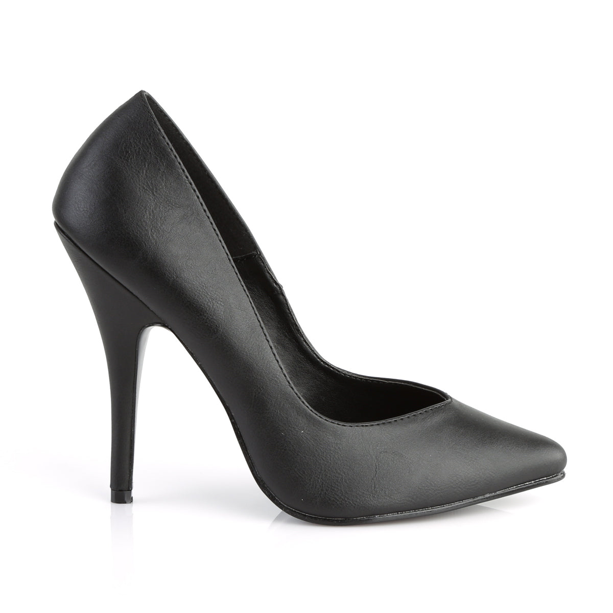 SEDUCE-420V Pleaser Sexy Shoe 5 Inch Heel Black Fetish Shoe-Pleaser- Sexy Shoes Fetish Heels