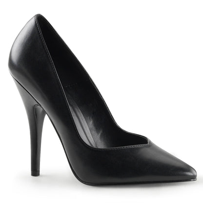 Seduce-420v agradable zapato sexy de 5 pulgadas zapato de fetiche negro