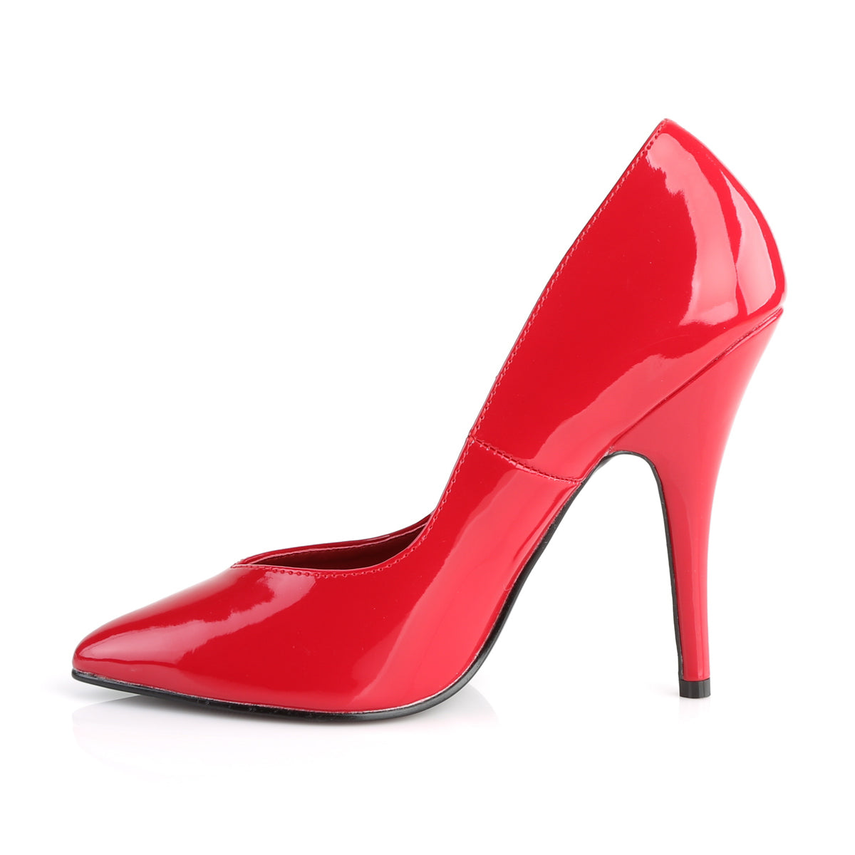 SEDUCE-420V Pleaser Sexy Shoes 5" Heel Red Fetish Footwear-Pleaser- Sexy Shoes Pole Dance Heels