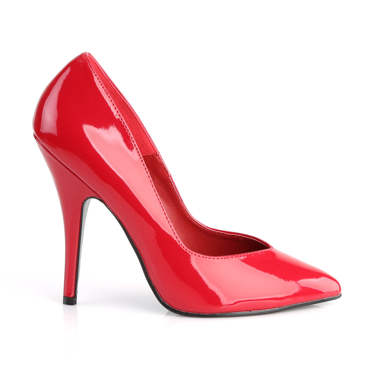 SEDUCE-420V Pleaser Sexy Shoes 5" Heel Red Fetish Footwear-Pleaser- Sexy Shoes Fetish Heels