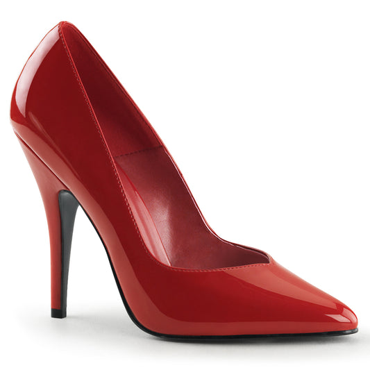 SEDUCE-420V Pleaser Red Patent High Heel Alternative Footwear Discontinued Sale Stock