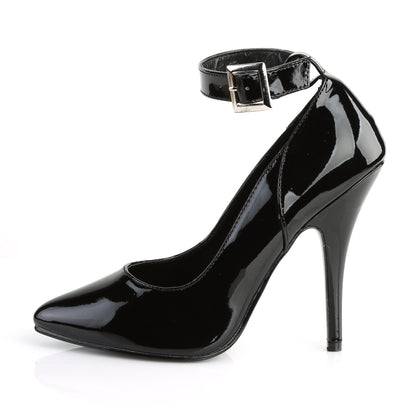 SEDUCE-431 Sexy Shoes 5" Heel Black Patent Fetish Footwear-Pleaser- Sexy Shoes Pole Dance Heels