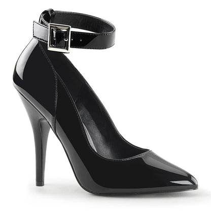 SEDUCE-431 Sexy Shoes 5" Heel Black Patent Fetish Footwear