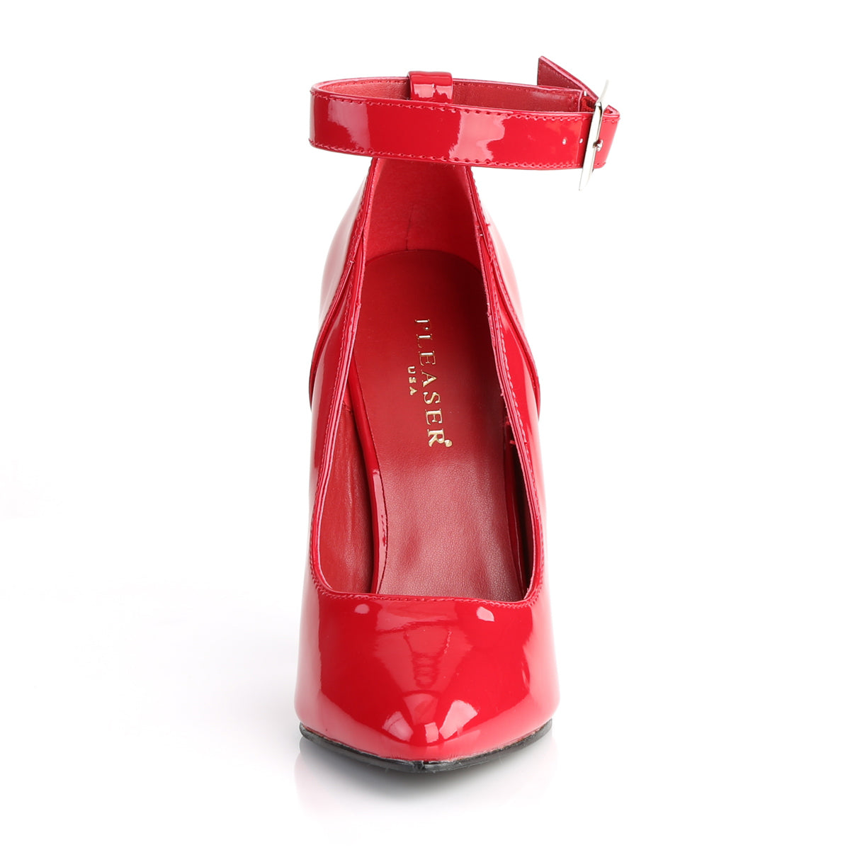 SEDUCE-431 Pleaser Sexy Shoe 5 Inch Heel Red Fetish Footwear-Pleaser- Sexy Shoes Alternative Footwear