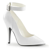 Seduce-431 zapatos atractivos 5 "Patente de talón blanco Patente Fetish Calzado