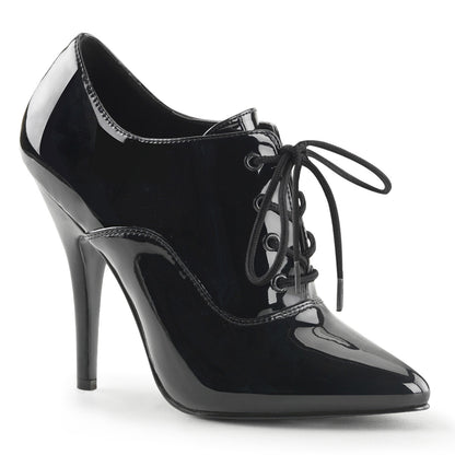 Seduce-460 Сексуальная обувь 5 "каблука черный патент фетиш обувь