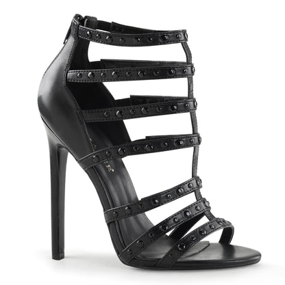 Sexy-15 Sleamer Shoes 5-дюймовый каблук черный фетиш обувь