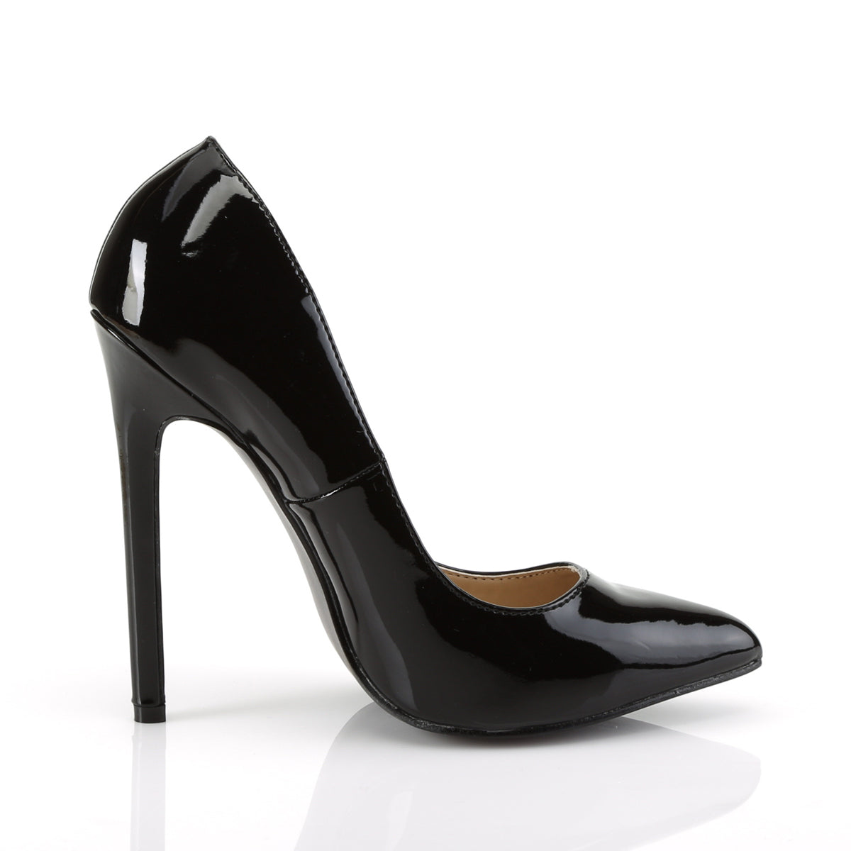 SEXY-20 Pleaser Shoes 5" Heel Black Patent Fetish Footwear-Pleaser- Sexy Shoes Fetish Heels