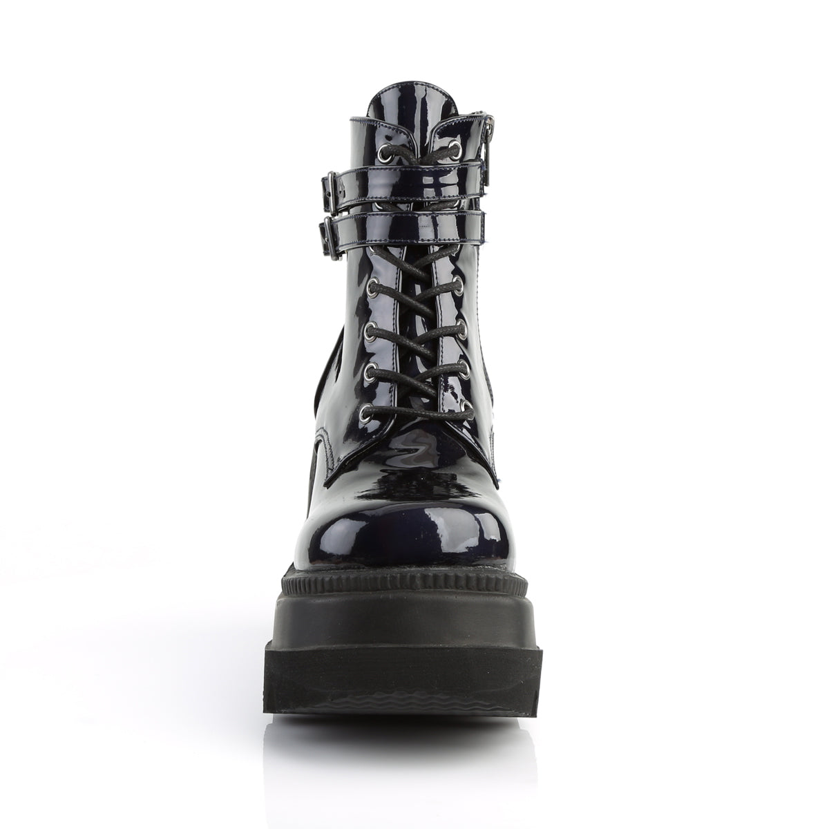 shaker 52 demonia footwear womens ankle boots holo