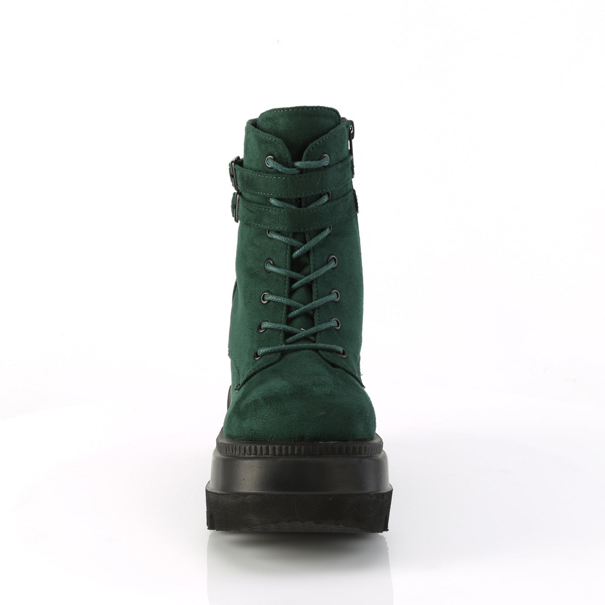 shaker 52 demonia footwear womens ankle boots emrald
