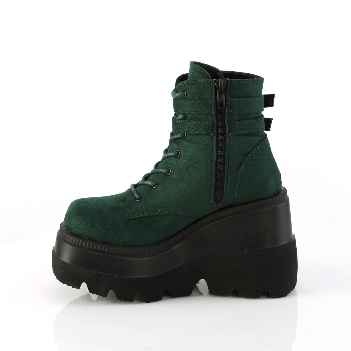 shaker 52 demonia footwear womens ankle boots grey