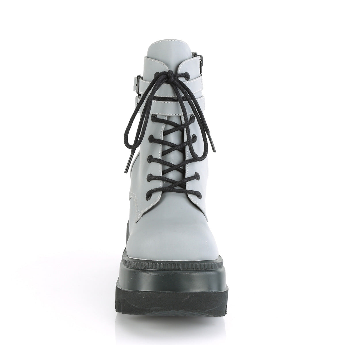 shaker 52 demonia footwear womens ankle boots grey