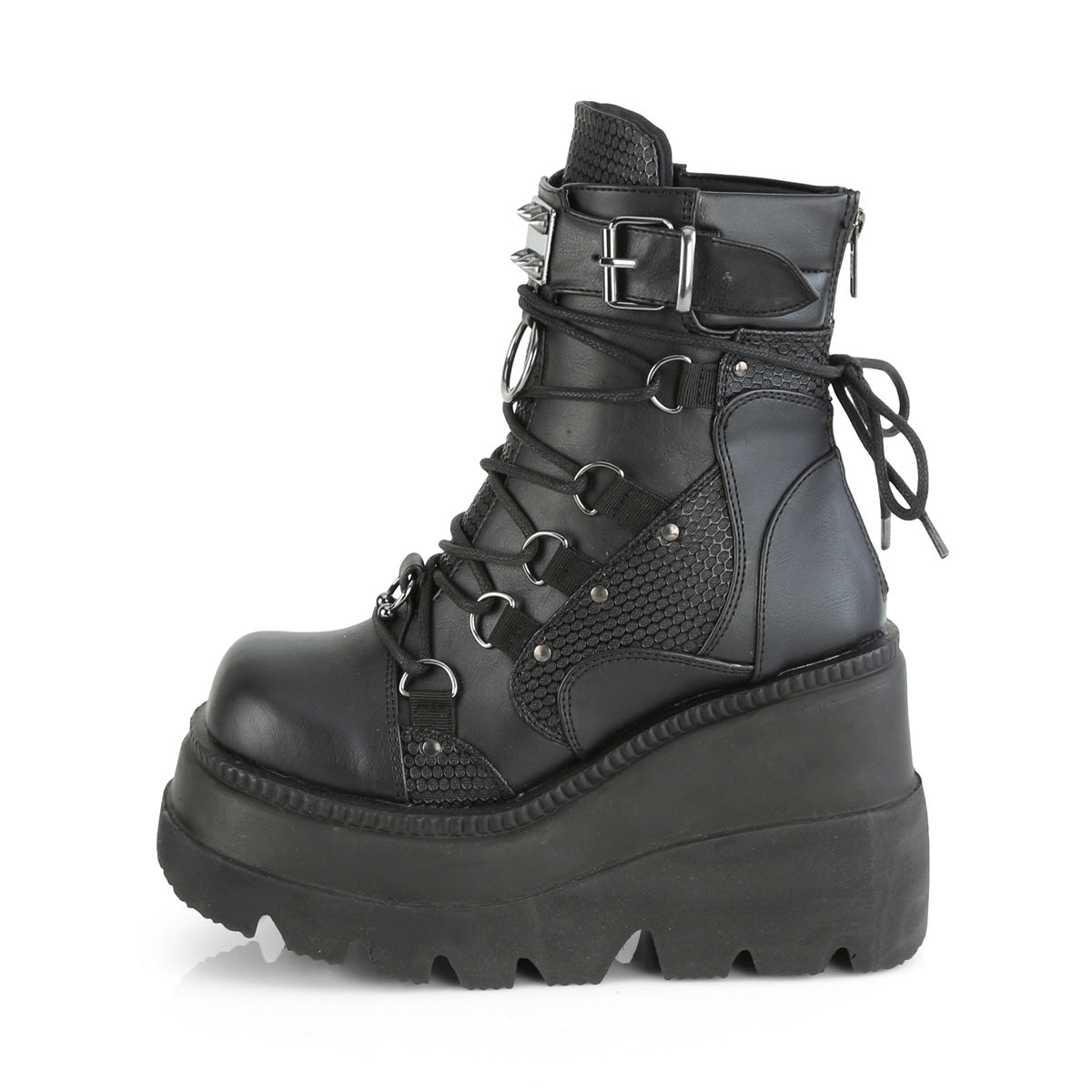 shaker 65 demonia footwear womens knee highs