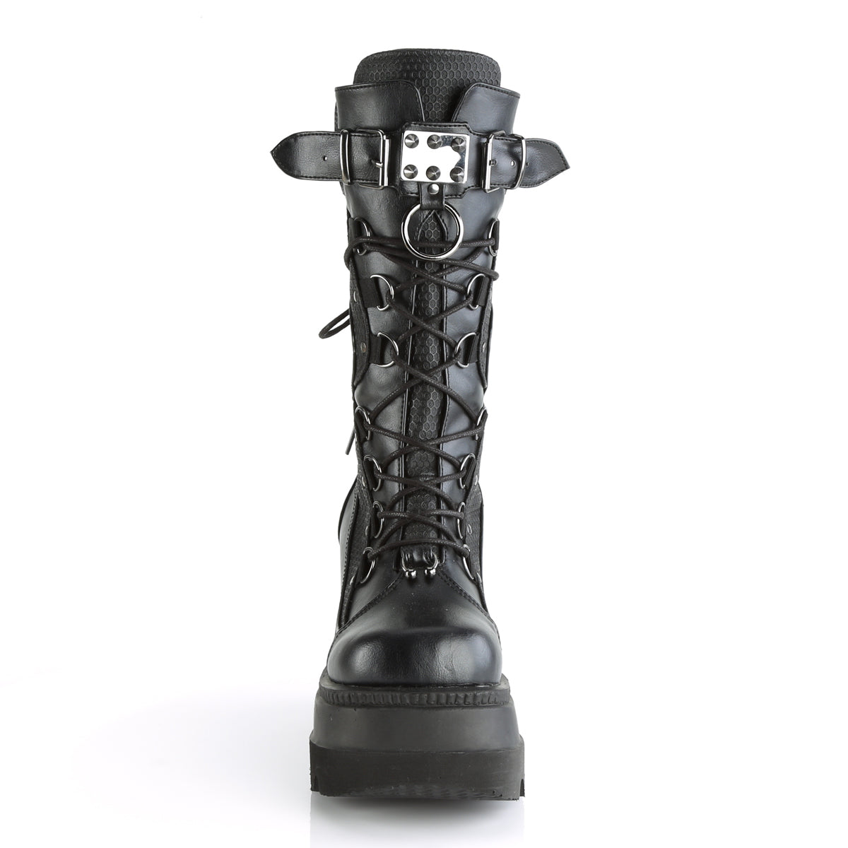 slacker 156 demonia footwear womens knee highs