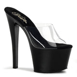SKY-301 Black Stripper Platforms High Heels