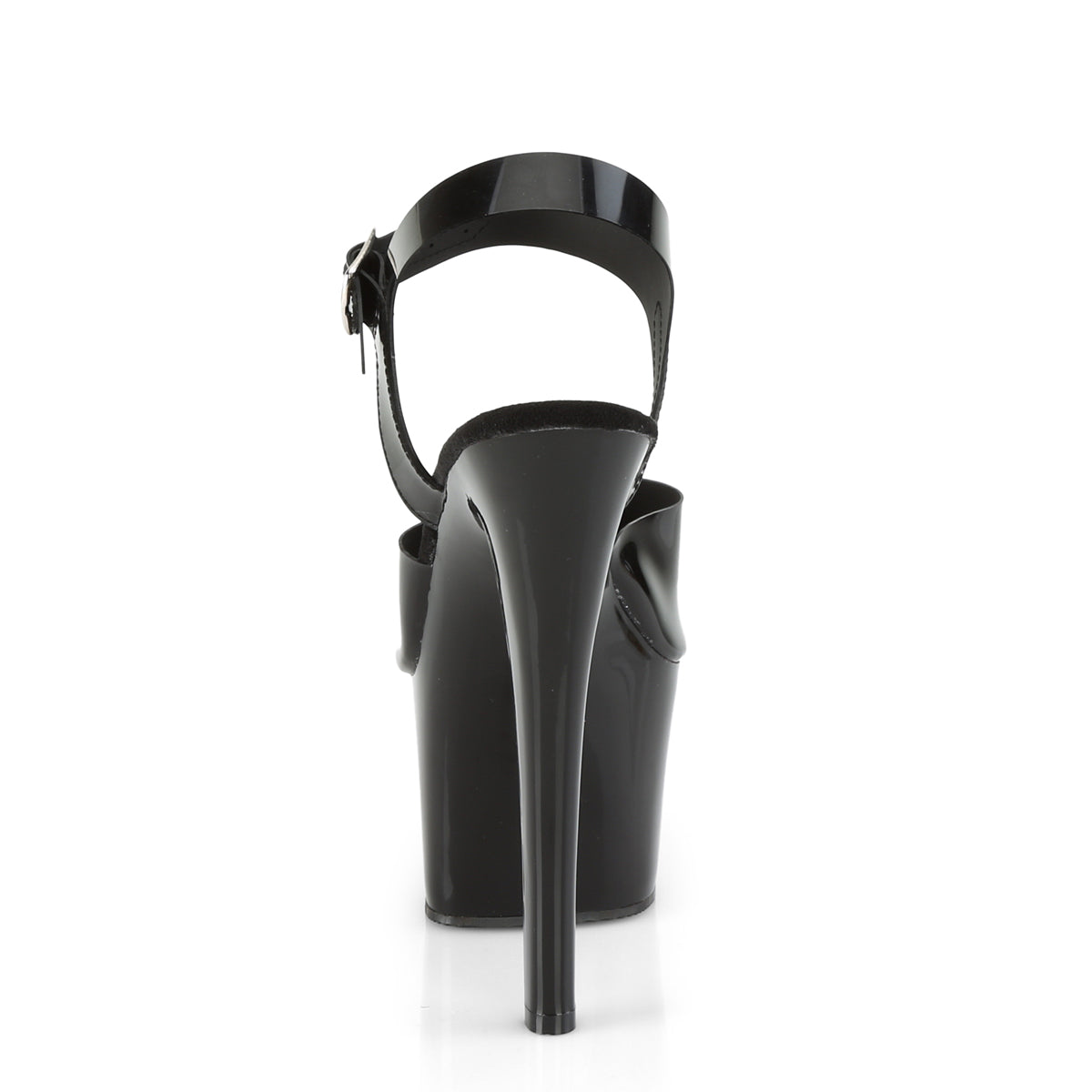SKY-308N Pleaser 7 Inch Heel Black Pole Dancing Platforms-Pleaser- Sexy Shoes Fetish Footwear