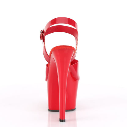 SKY-308N Pleaser 7 Inch Heel Red Pole Dancing Platforms-Pleaser- Sexy Shoes Fetish Footwear
