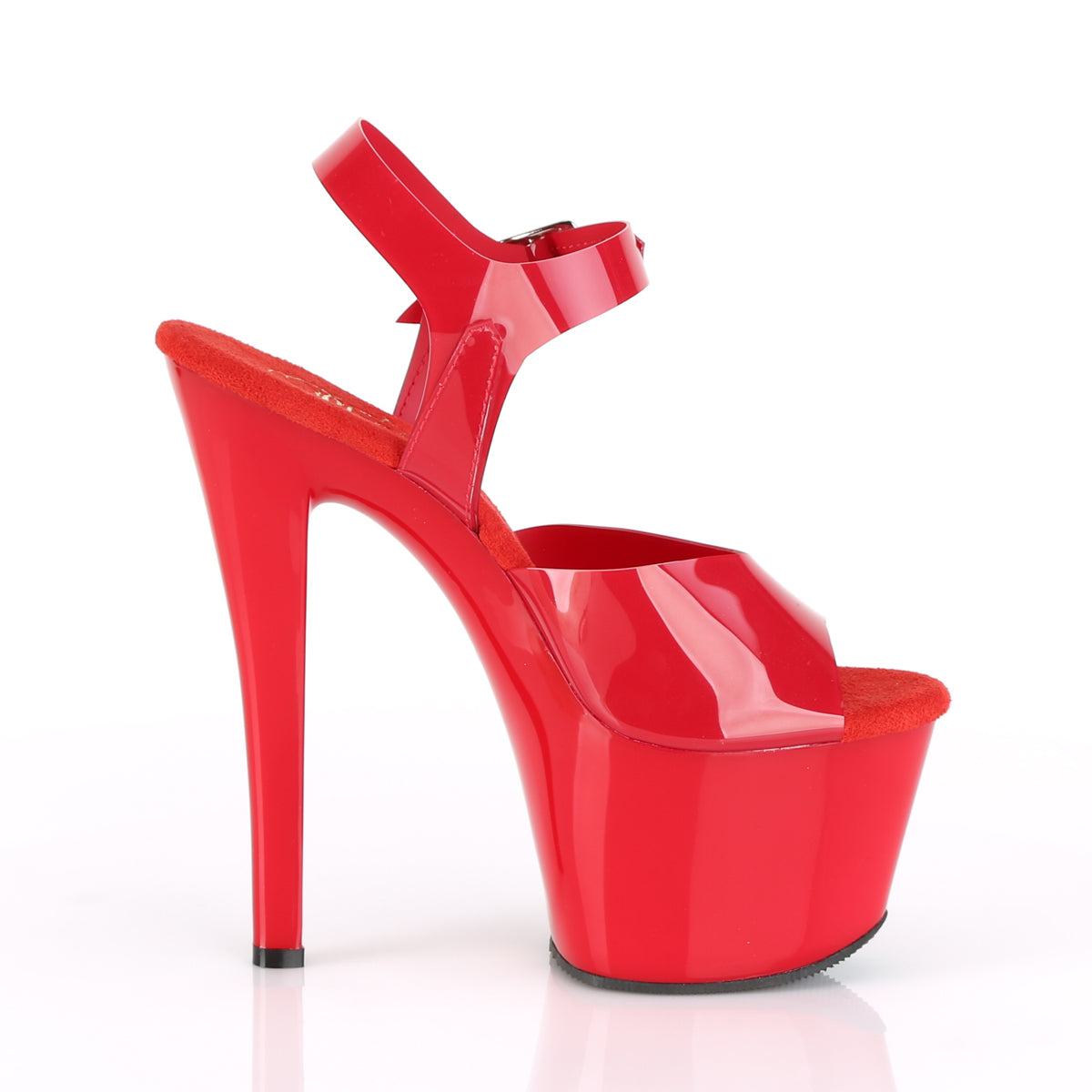 SKY-308N Pleaser 7 Inch Heel Red Pole Dancing Platforms-Pleaser- Sexy Shoes Fetish Heels