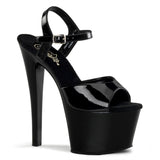 Black 7 Inch Exotic Dancing Platform Shoes -  Pleaser SKY-309