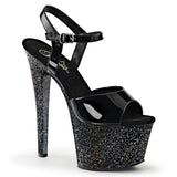 Black 7 Inch Exotic Dancing Platform Shoes -  Pleaser SKY-309MG
