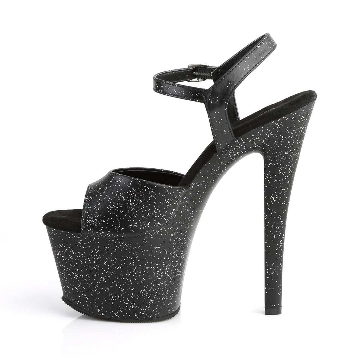 SKY-309MMG Pleaser 7 Inch Heel Black Pole Dancing Platforms-Pleaser- Sexy Shoes Pole Dance Heels