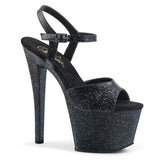 Black 7 Inch Platform Pole Platform Shoes -  Pleaser SKY-309MMG