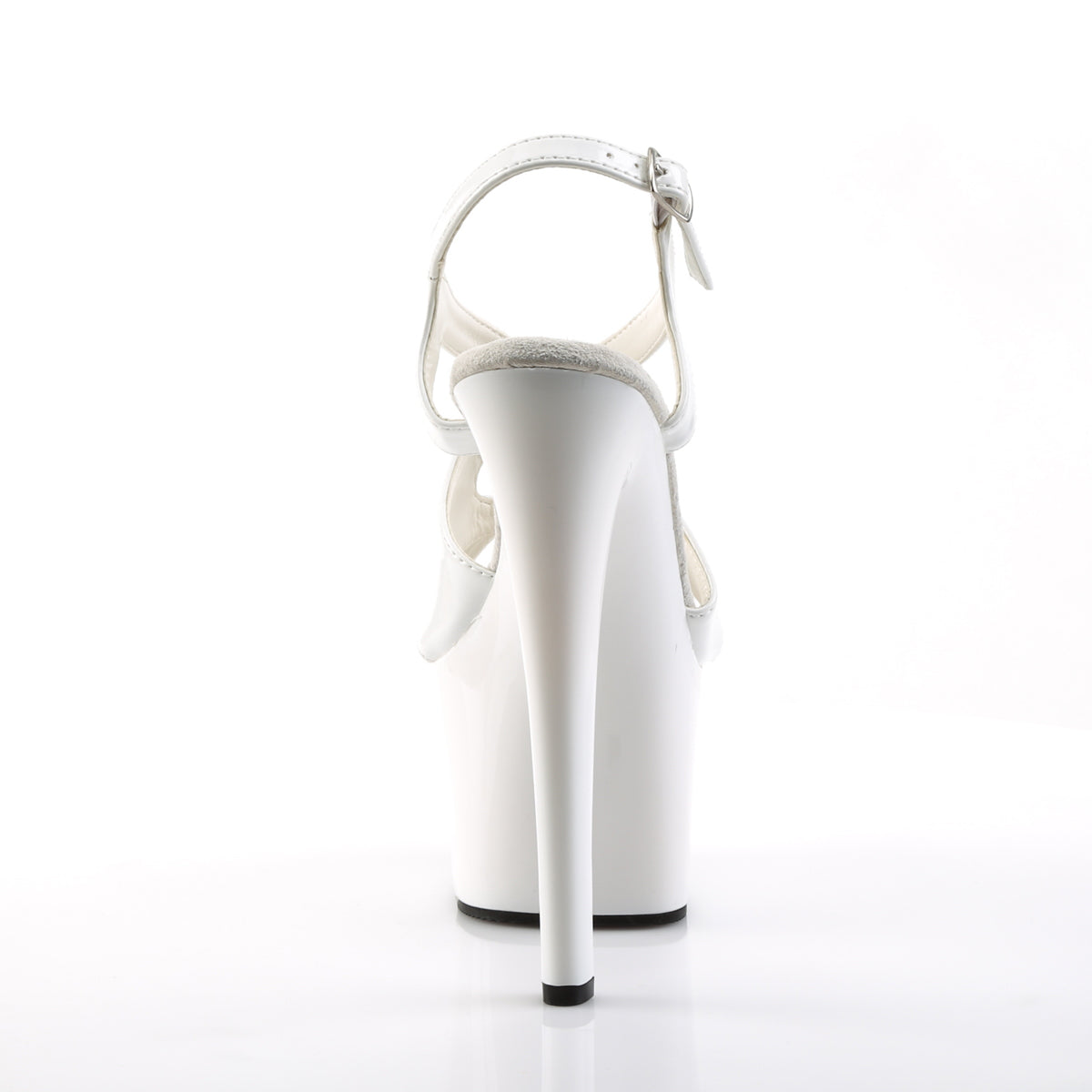 SKY-330 Pleaser White Platforms Exotic Dancing Strappy Heels Pole Shoes