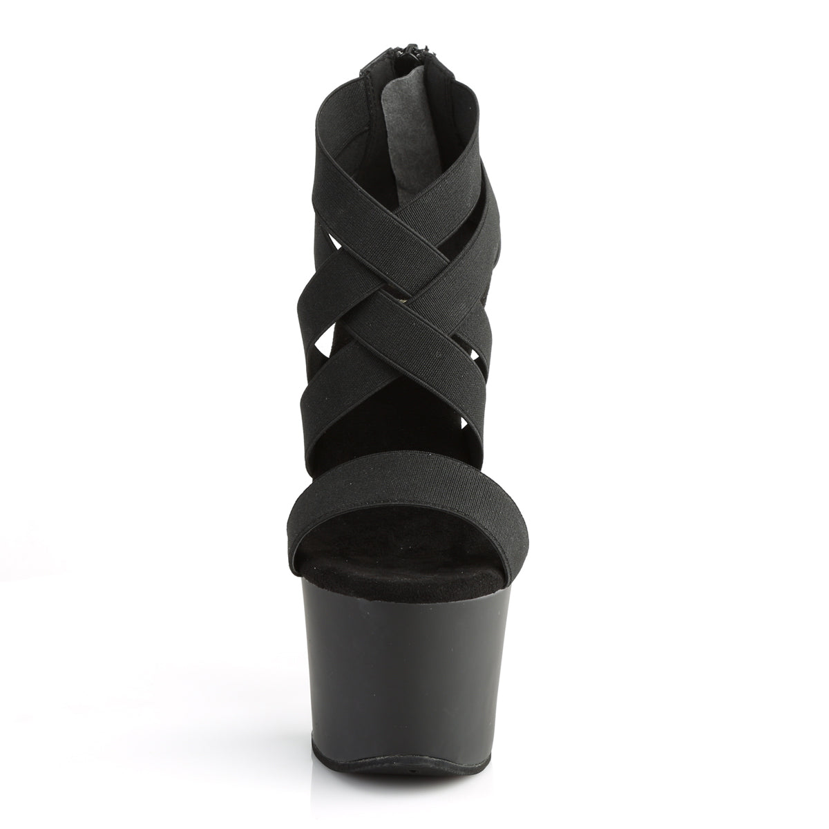 SKY-369 Pleaser 7 Inch Heel Black Pole Dancing Platforms-Pleaser- Sexy Shoes Alternative Footwear