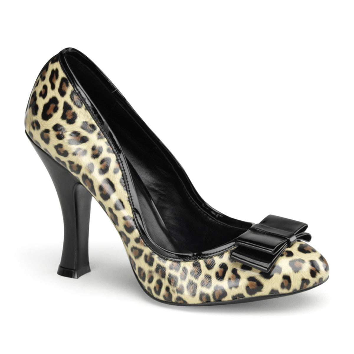 SMITTEN-01 Sexy 4" Heel Tan (Cheetah Print) Fetish Footwear-Pin Up Couture- Sexy Shoes