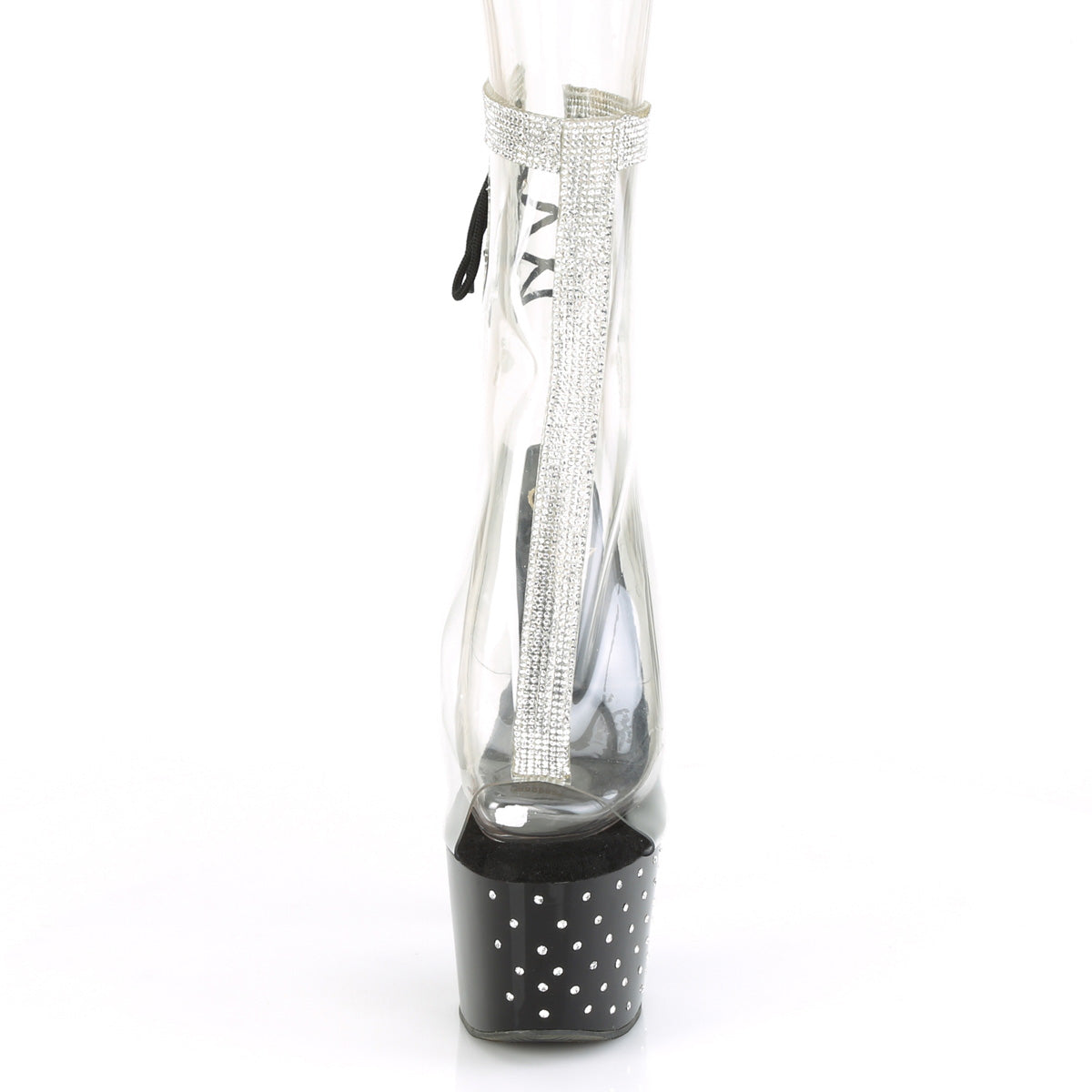 stardust 1018c 2rs_pleaser_platforms_exotic_dancing_ankle_mid calf_boots_pleasers_clear_black