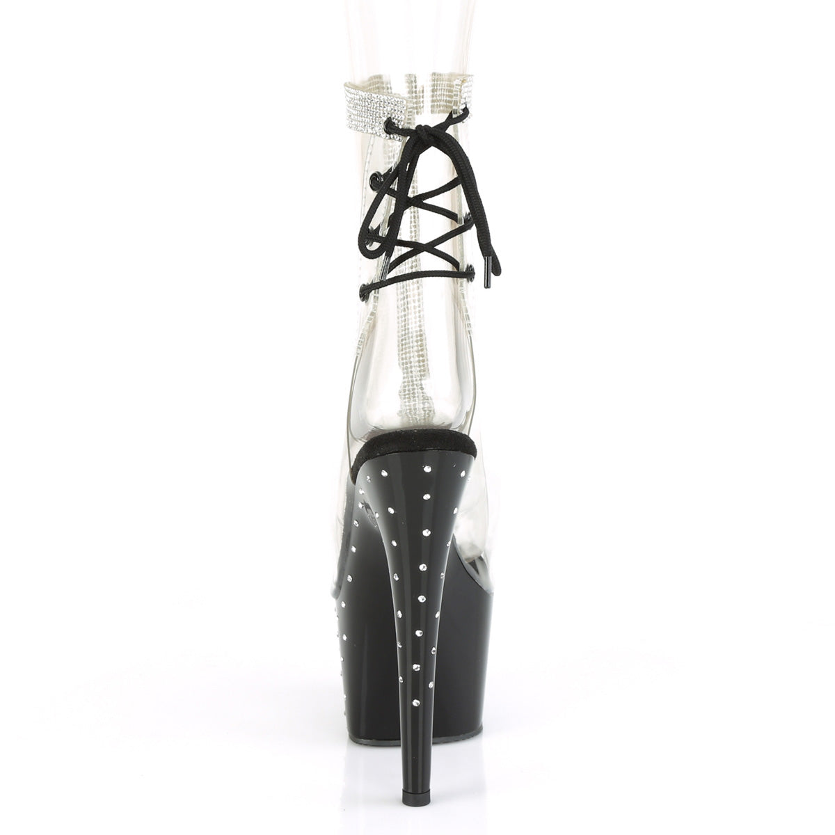 stardust 1018c 2rs_pleaser_platforms_exotic_dancing_ankle_mid calf_boots_pleasers_clear_clear