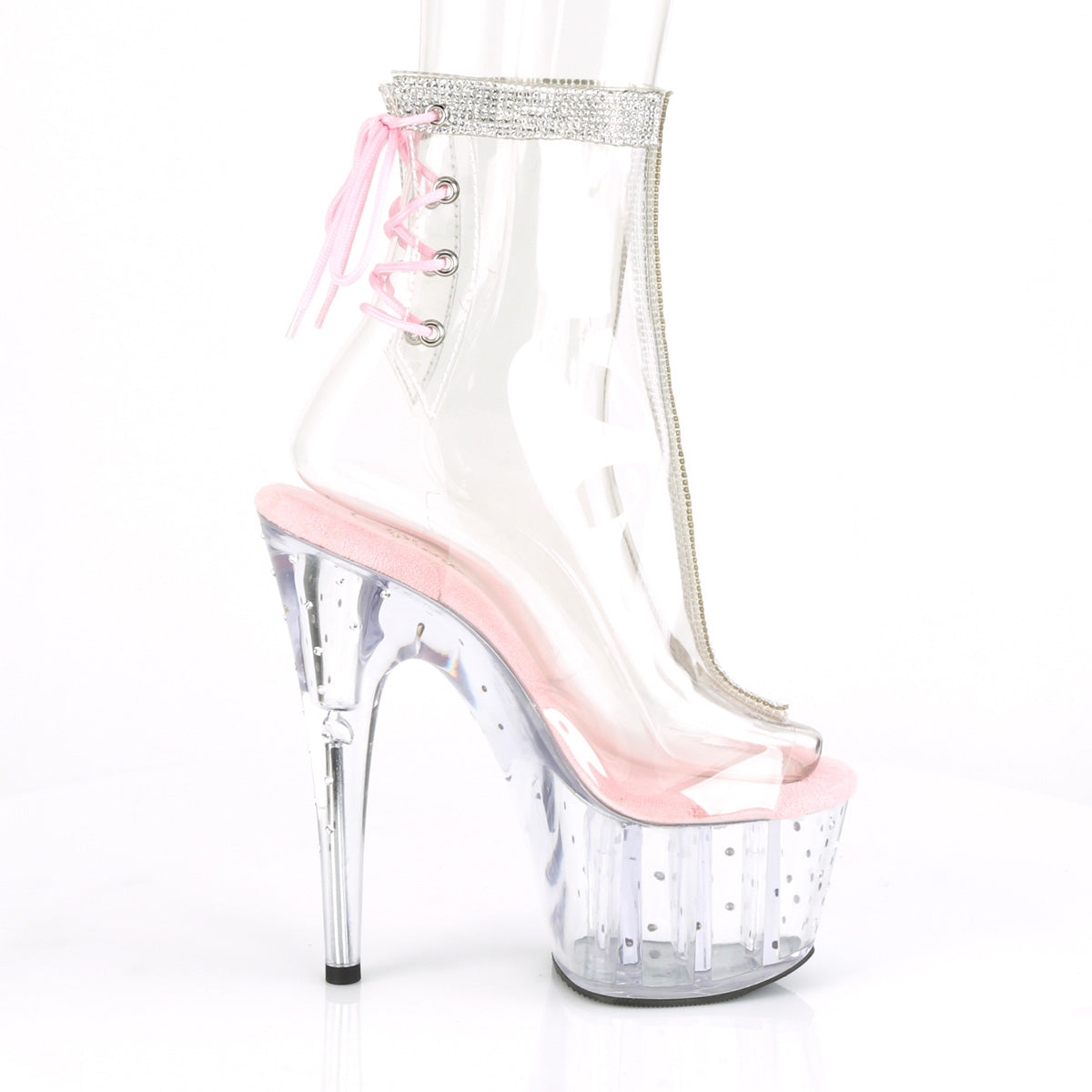 STARDUST-1018C-2RS Pleaser Pole Dancing Shoes Ankle Boots Pleasers - Sexy Shoes Fetish Heels
