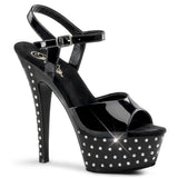 Black 6 Inch Exotic Dancing Platform Shoes -  Pleaser STARDUST-609