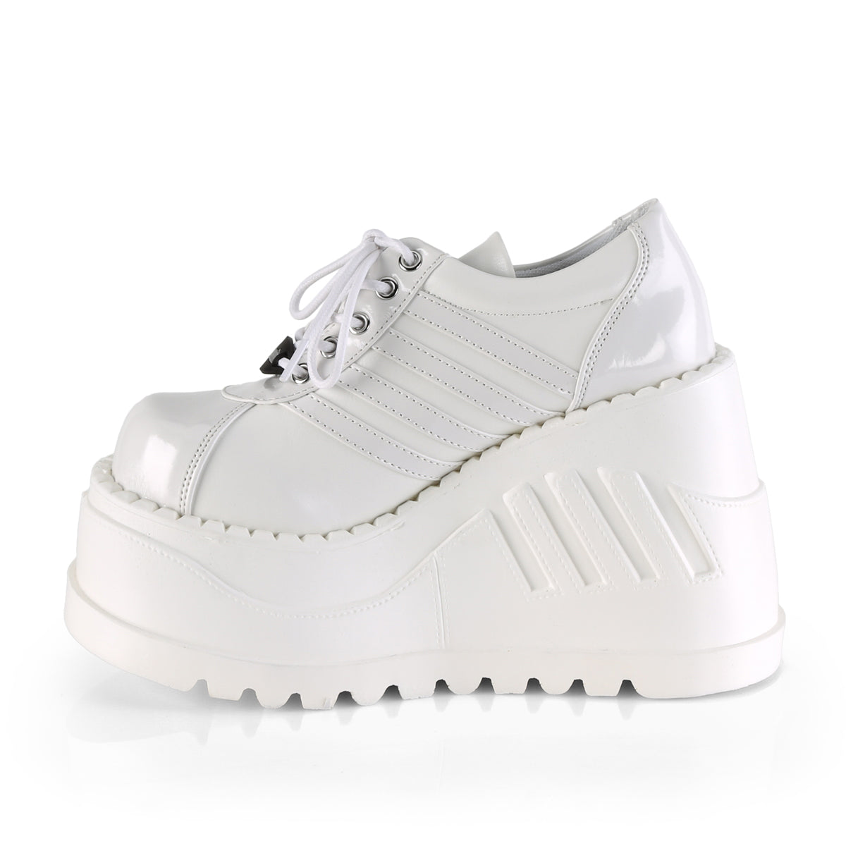 White  Alternative Footwear -  Demonia Cult STOMP-08