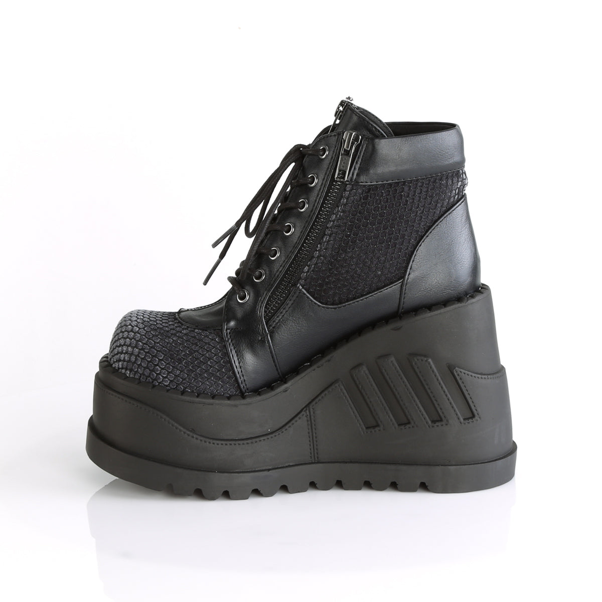STOMP-18 демониаковой альтернативная обувь женская лодыжка сапог