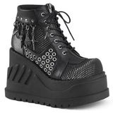 stomp 18 demonia footwear womens ankle boots