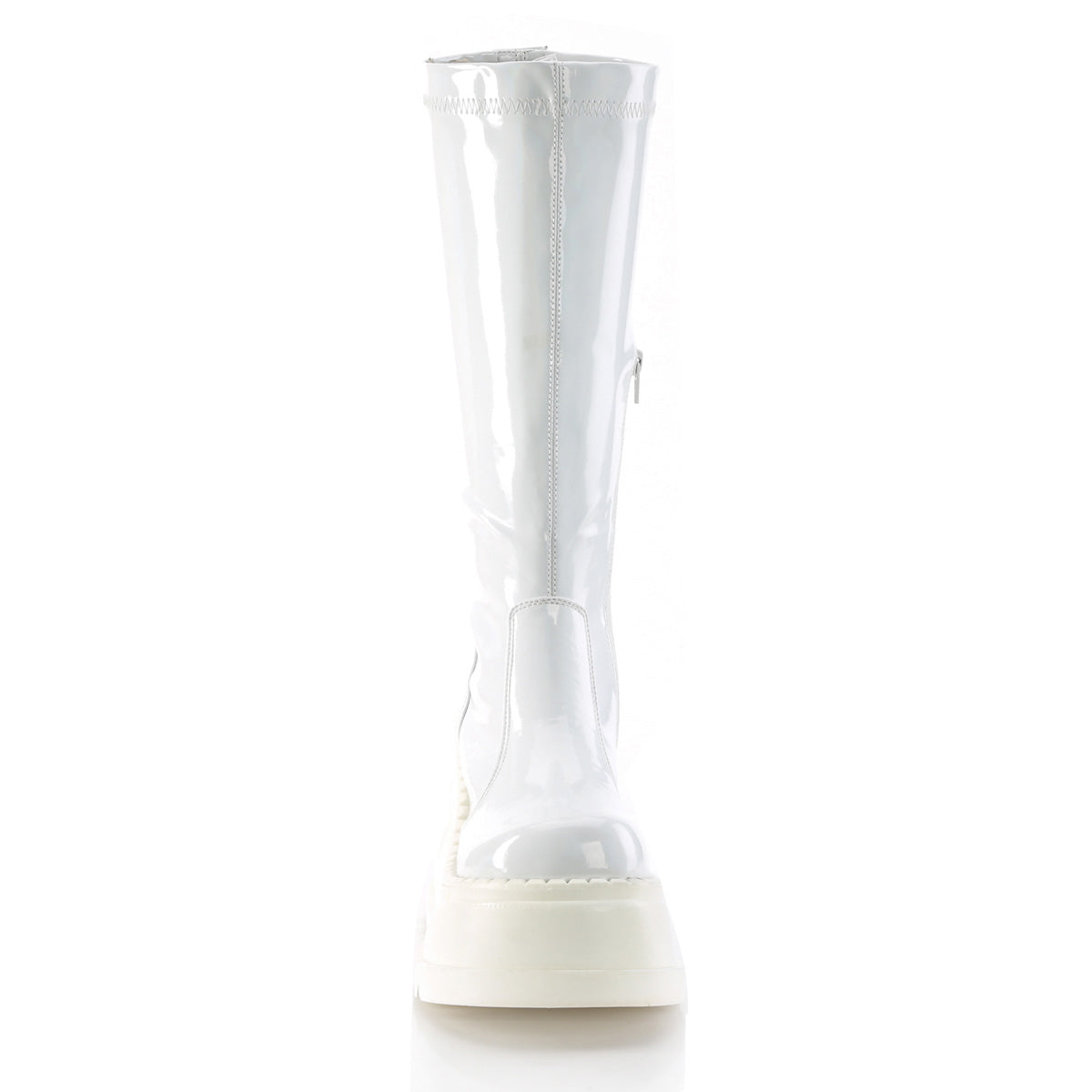 Black Vegan  Alternative Knee High Boots -  Demonia Cult STOMP-200
